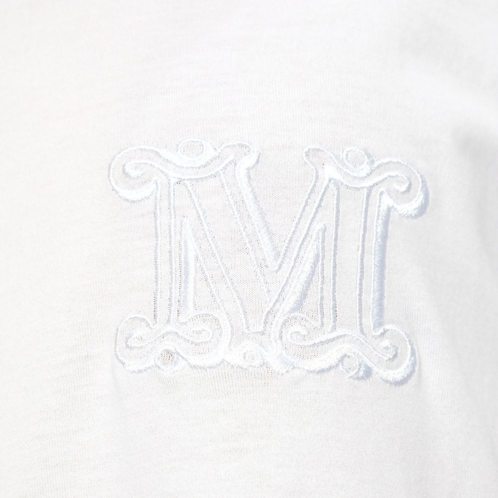 Max Mara White Cotton T-Shirt