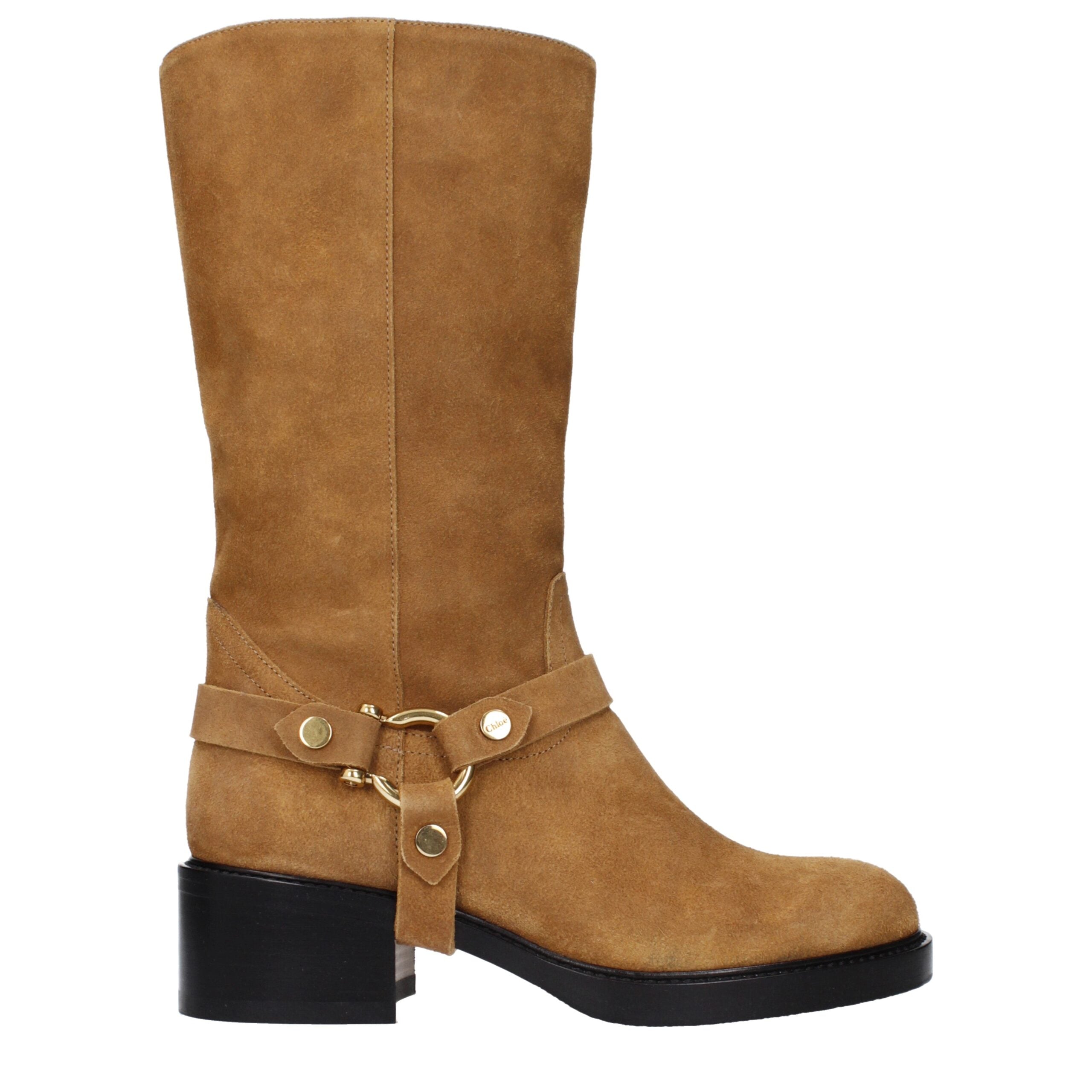Chloé Brown Leather Ankle Boots – Artisanal Luxury Footwear