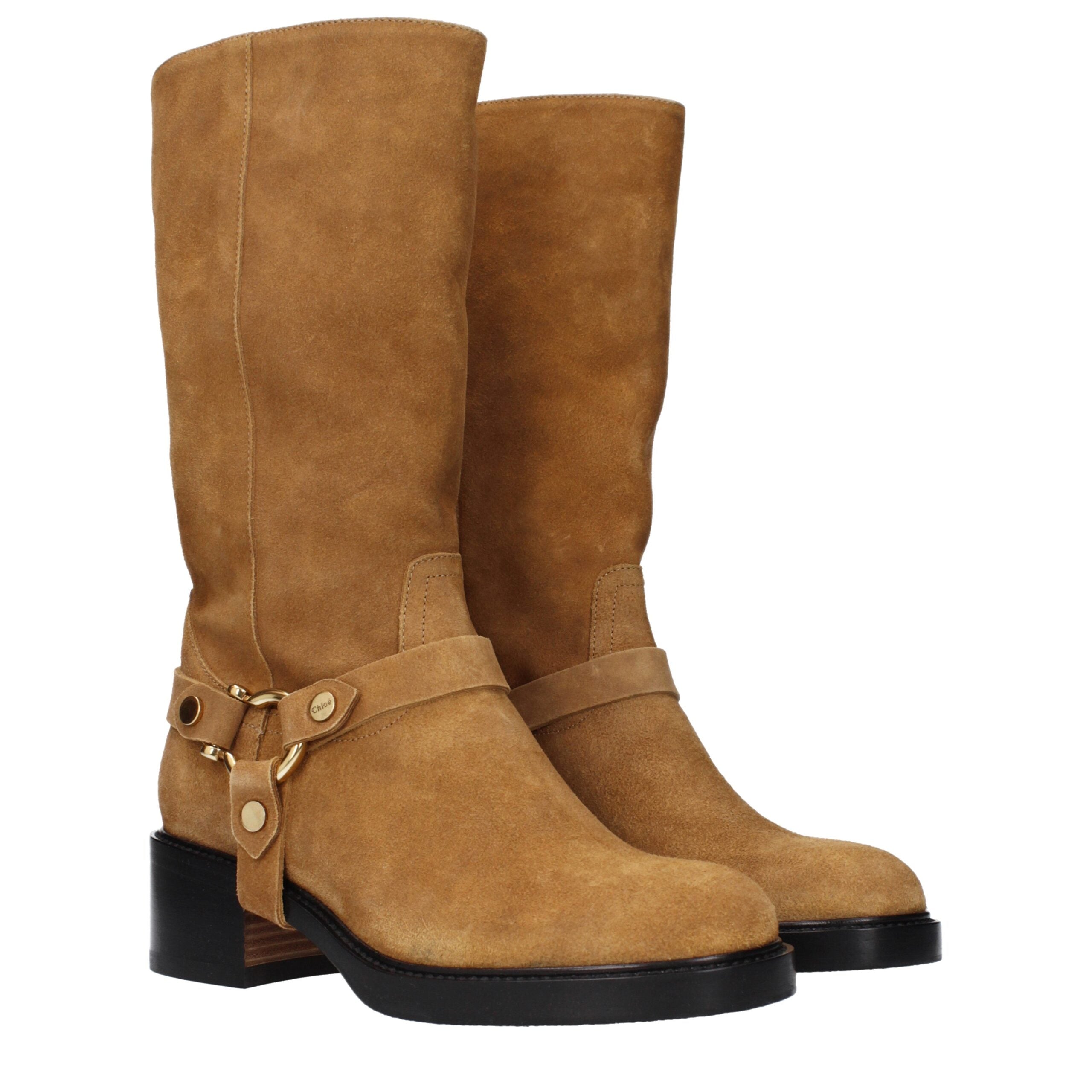 Chloé Brown Leather Ankle Boots – Artisanal Luxury Footwear