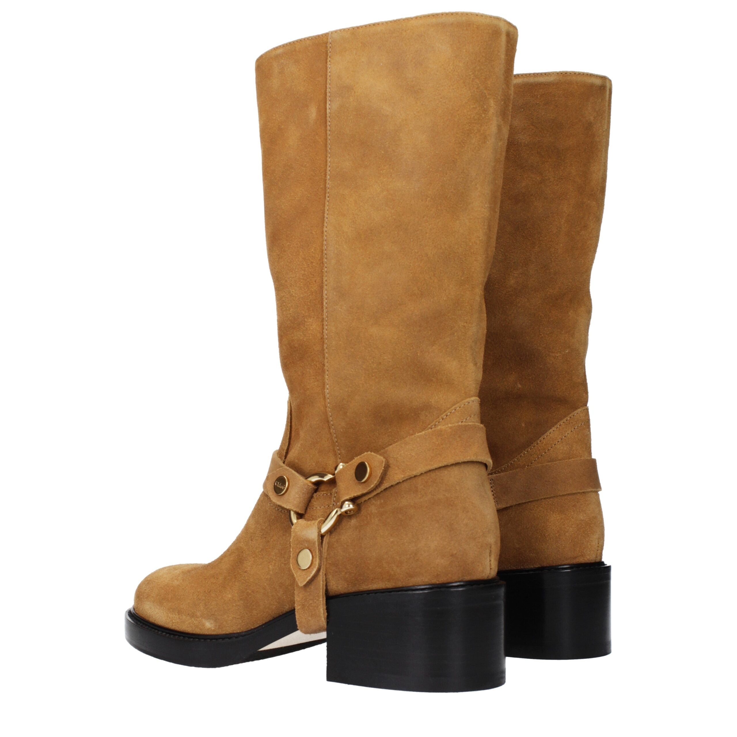 Chloé Brown Leather Ankle Boots – Artisanal Luxury Footwear
