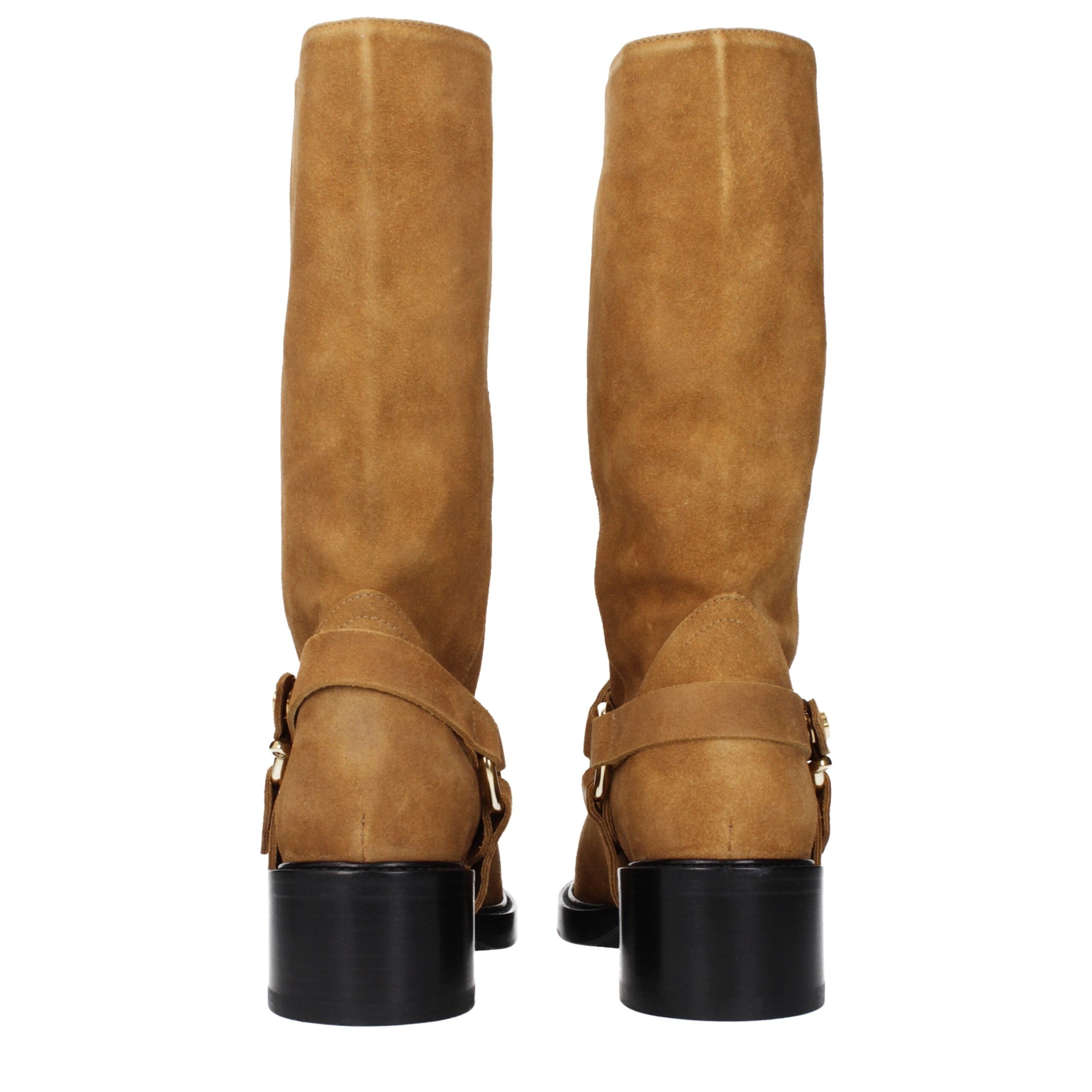 Chloé Brown Leather Ankle Boots – Artisanal Luxury Footwear