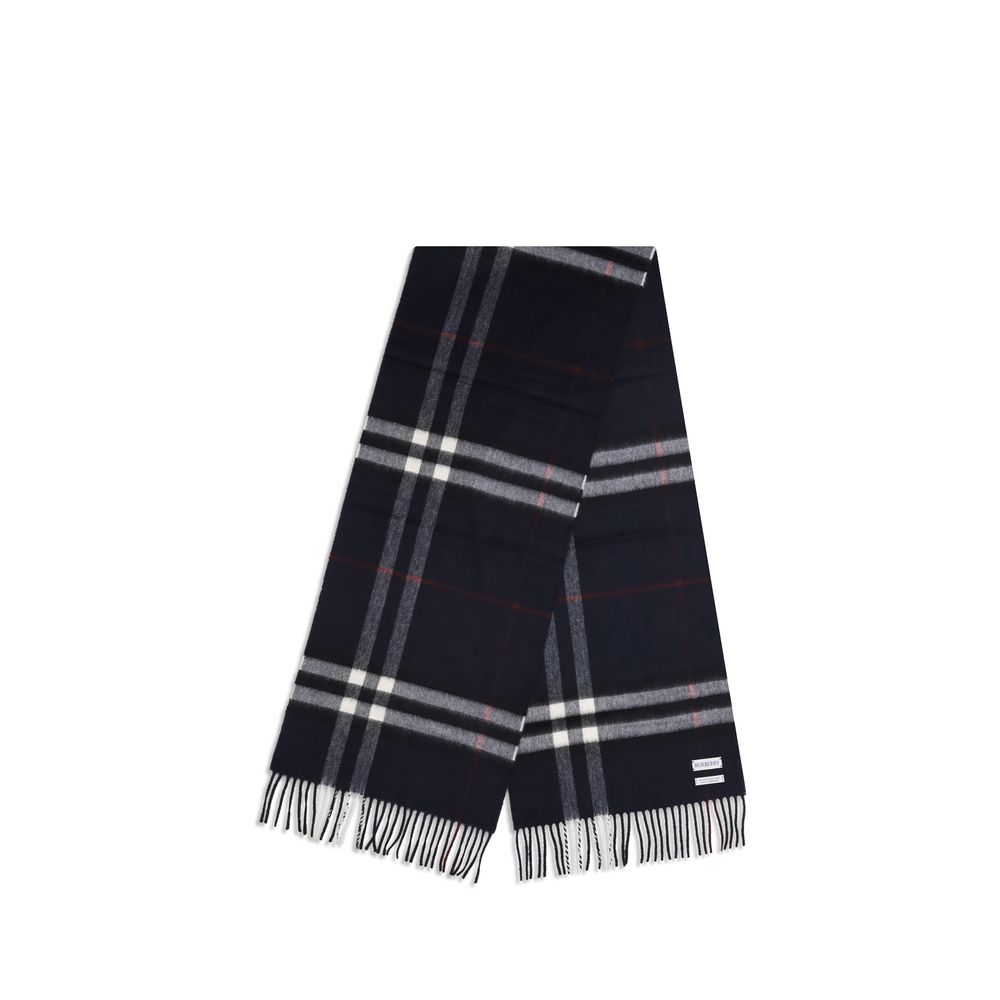 Burberry Blue Cashmere Scarf - Timeless Luxury Redefined