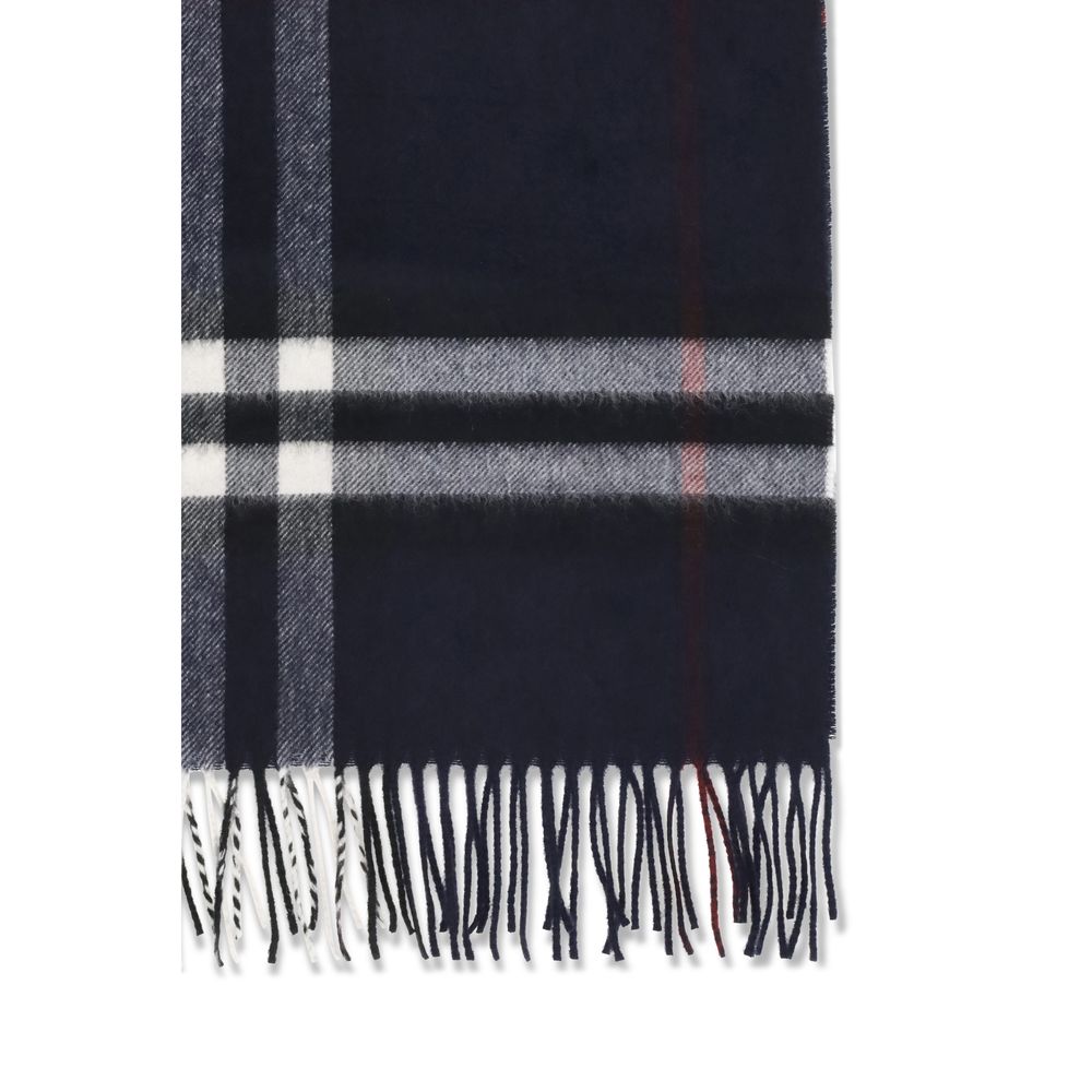 Burberry Blue Cashmere Scarf - Timeless Luxury Redefined