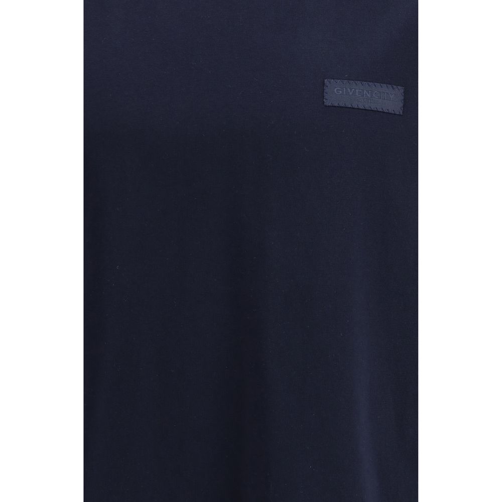 Givenchy Blue Cotton T-Shirt - Luxury Fashion for the Discerning