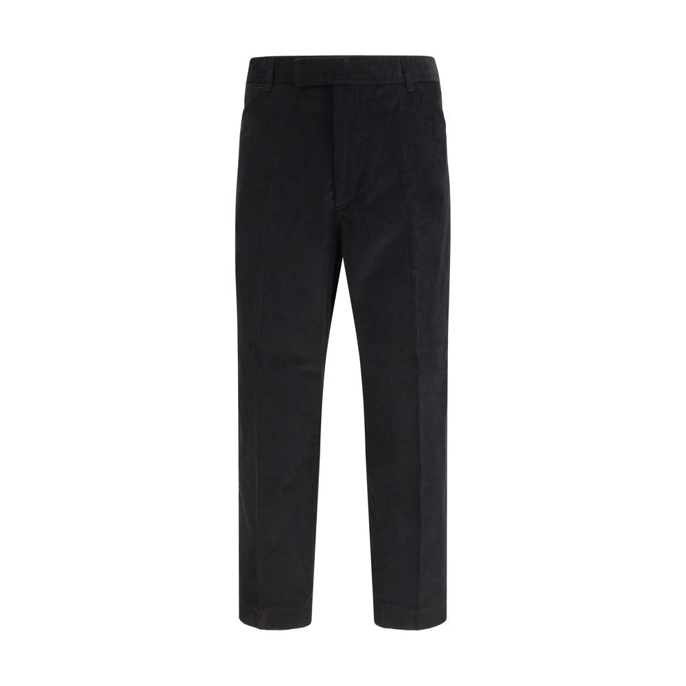 Thom Browne Black Cotton Chino Pants – Timeless Luxury Redefined