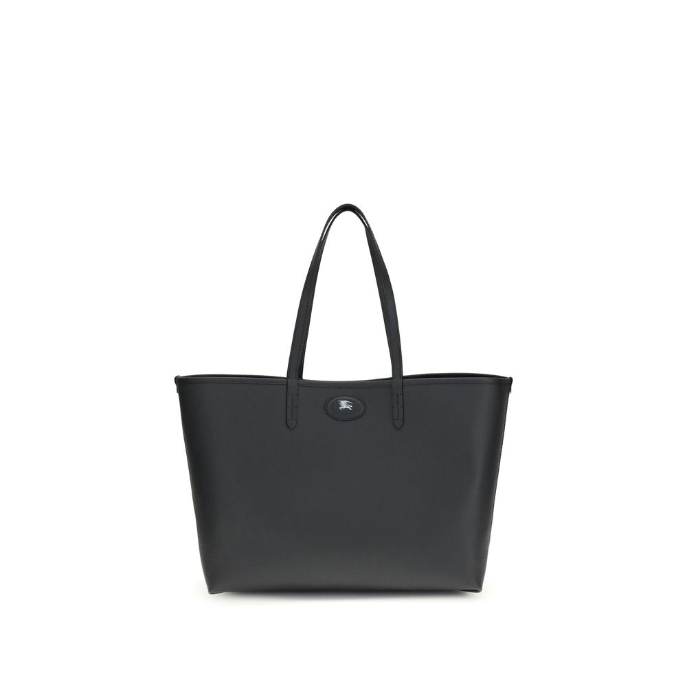 Burberry Black Calf Leather Bos Taurus Shoulder Bag - Luxury Redefined