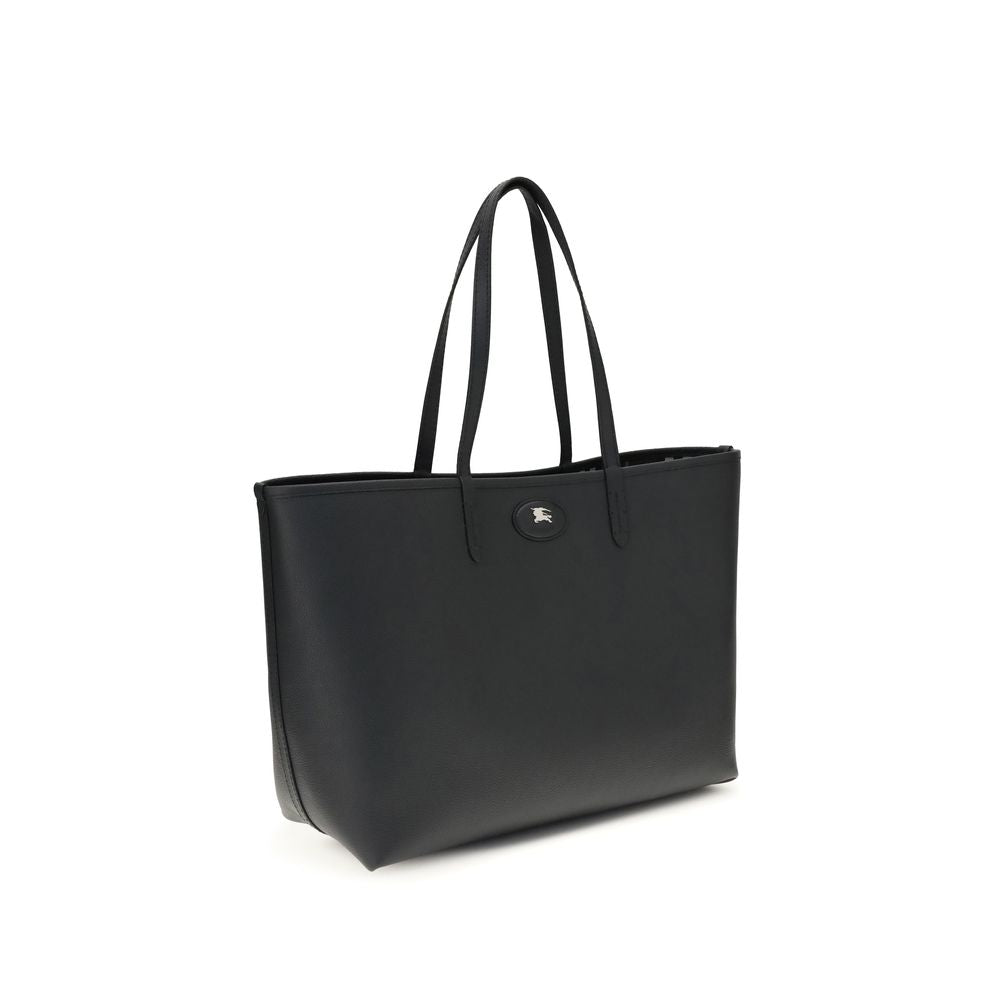 Burberry Black Calf Leather Bos Taurus Shoulder Bag - Luxury Redefined