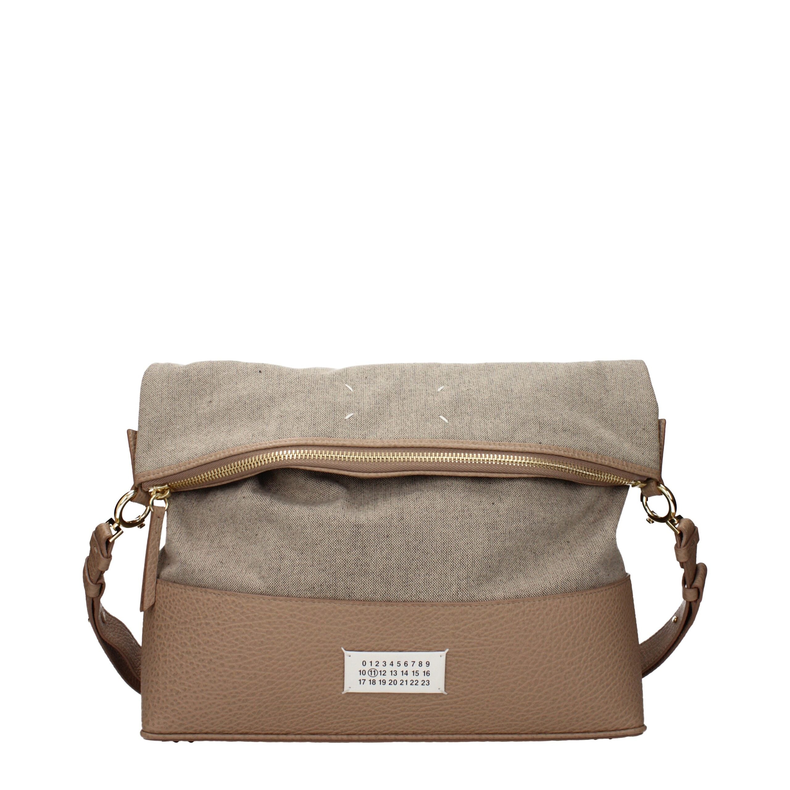 Maison Margiela Beige Fabric Shoulder Bag - Exquisite Luxury