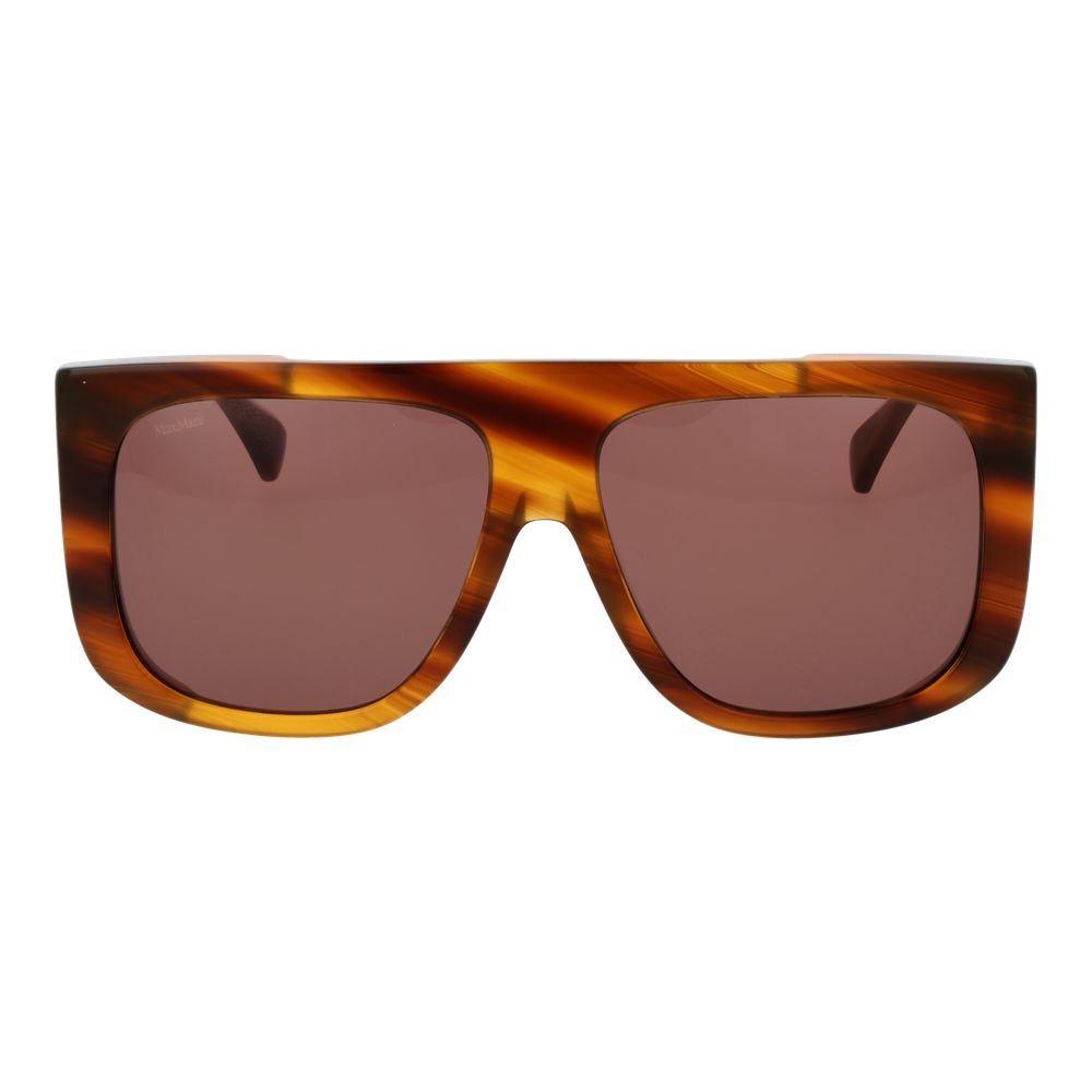 Experience the allure of Max Mara Brown Acetate Sunglasses, where exquisite craftsmanship meets timeless elegance, offering luxurious UV protection for a sophisticated lifestyle.