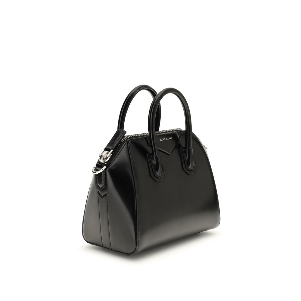 Givenchy Black Calf Leather Bos Taurus Handbag, Luxury Couture