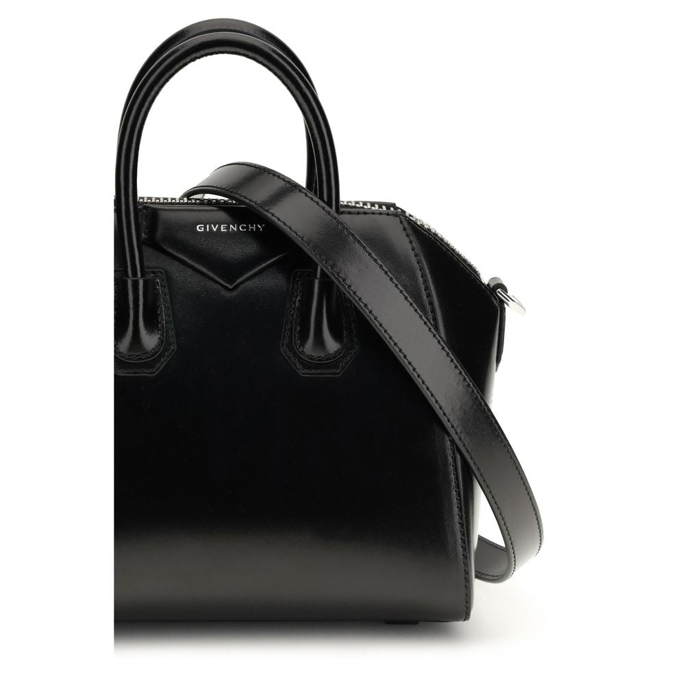 Givenchy Black Calf Leather Bos Taurus Handbag, Luxury Couture