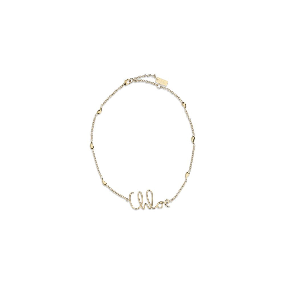 Chloé Gold Brass Necklace - Timeless Elegance in Luxury