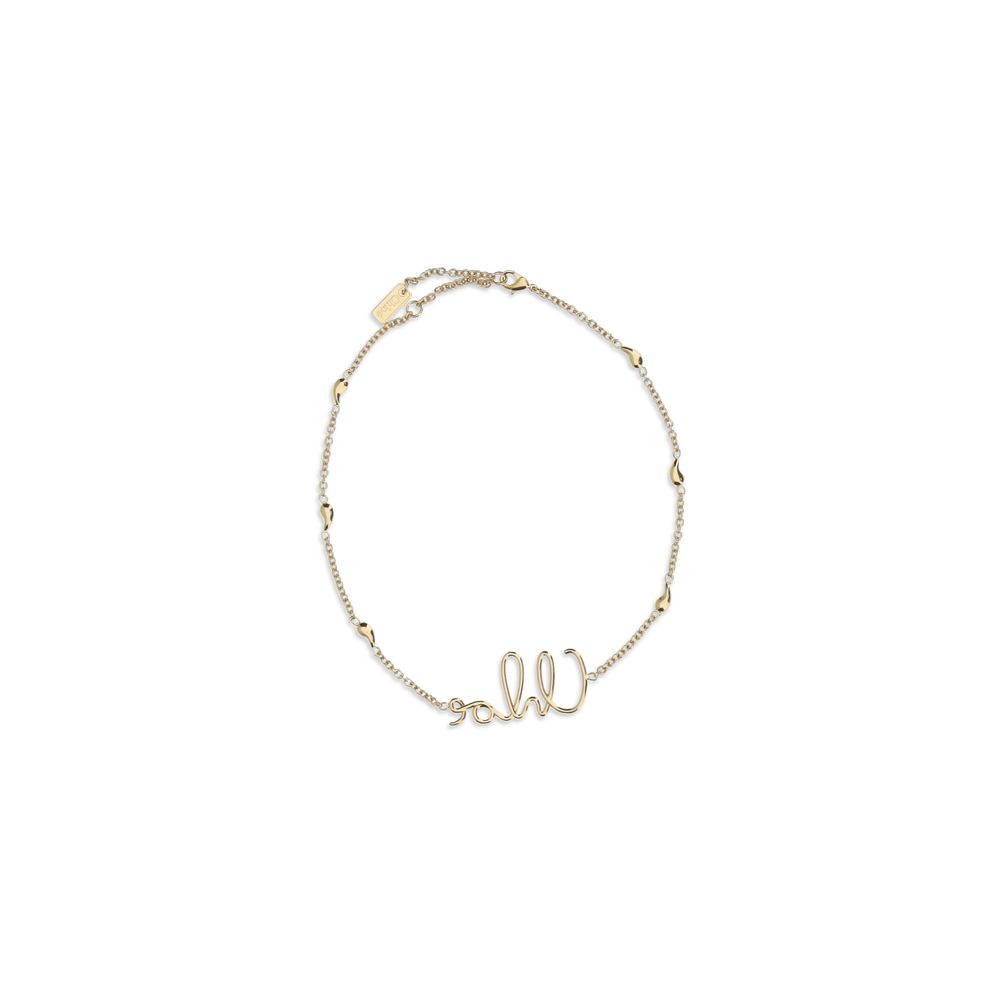 Chloé Gold Brass Necklace - Timeless Luxury for the Discerning