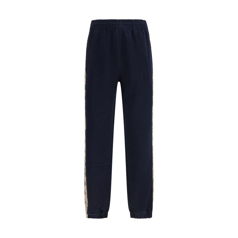 Burberry Blue Cotton Joggers – Luxurious Designer Comfort