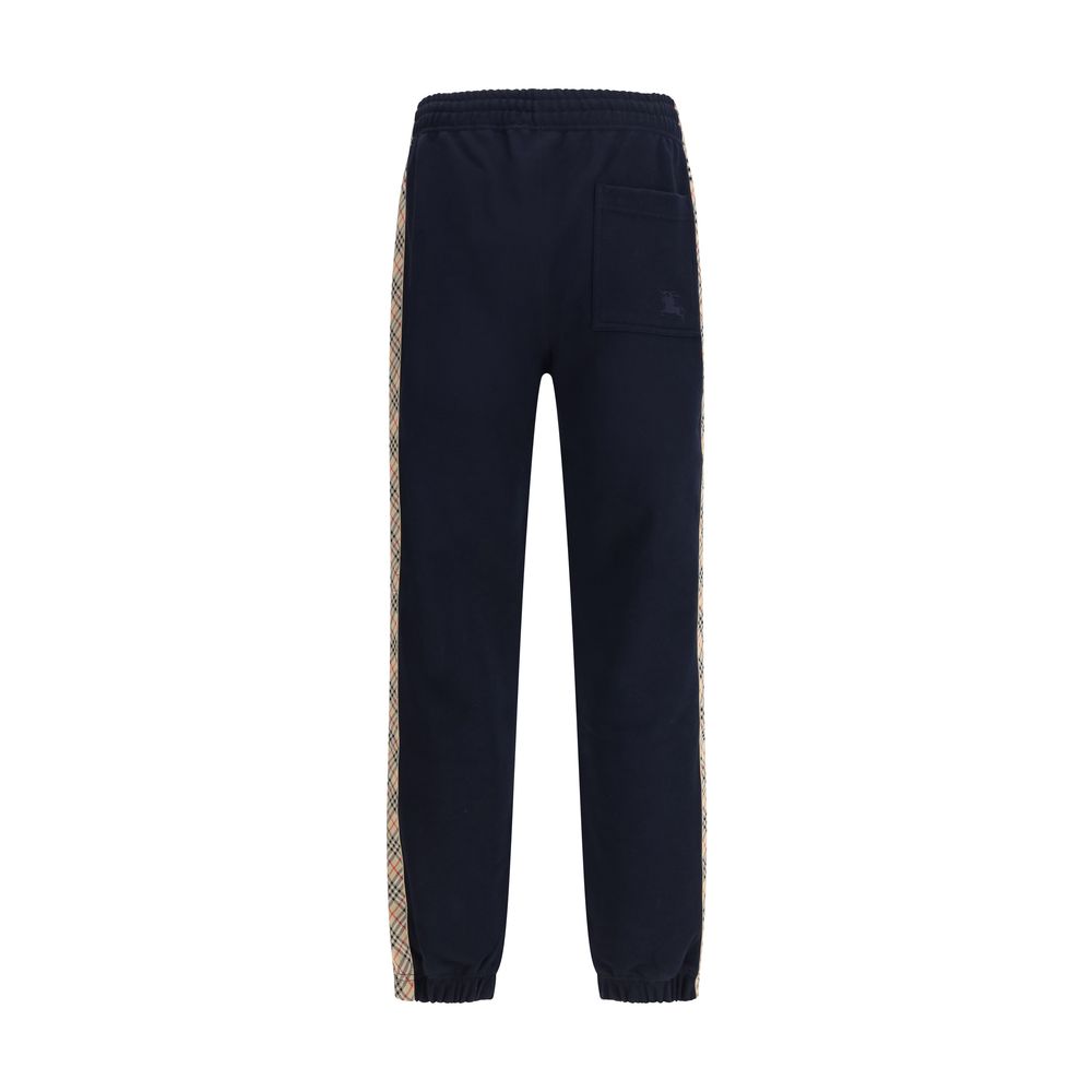 Burberry Blue Cotton Joggers – Luxurious Designer Comfort