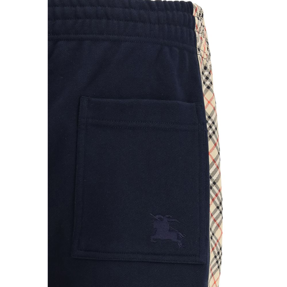 Burberry Blue Cotton Joggers – Luxurious Designer Comfort