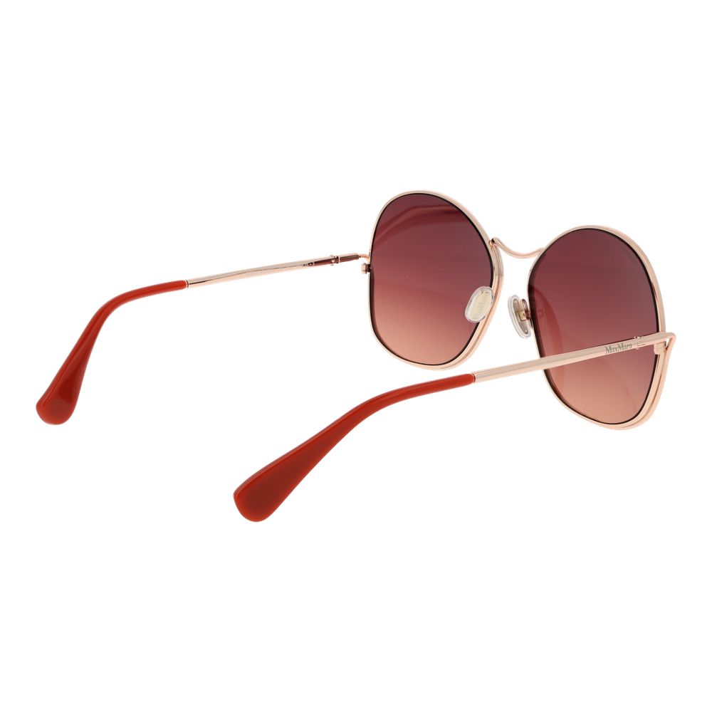Max Mara Rose Gold Metal Sunglasses - Exquisite Luxury Accessory