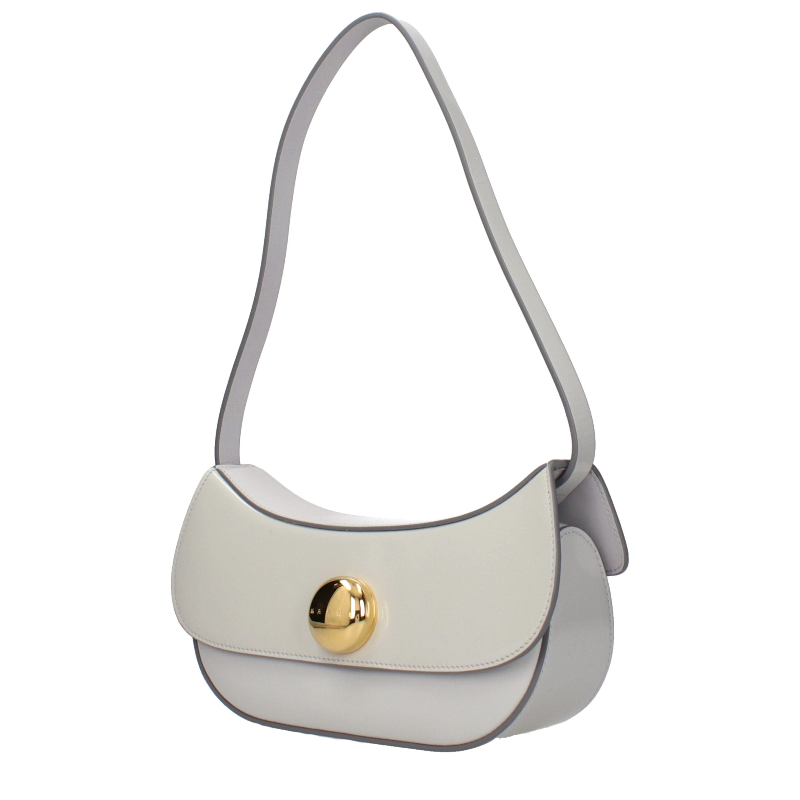 Discover the Marni Gray Leather Shoulder Bag, a timeless piece of exquisite craftsmanship that embodies luxury and elegance for the discerning individual.