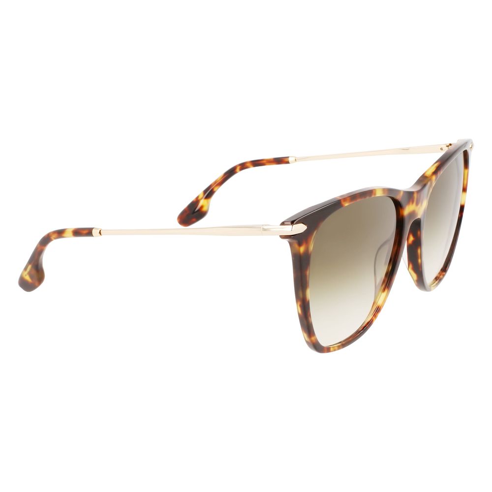 Indulge in the exquisite Victoria Beckham Brown Acetate Sunglasses, a timeless accessory that embodies artisanal luxury and elevates your sophisticated style.