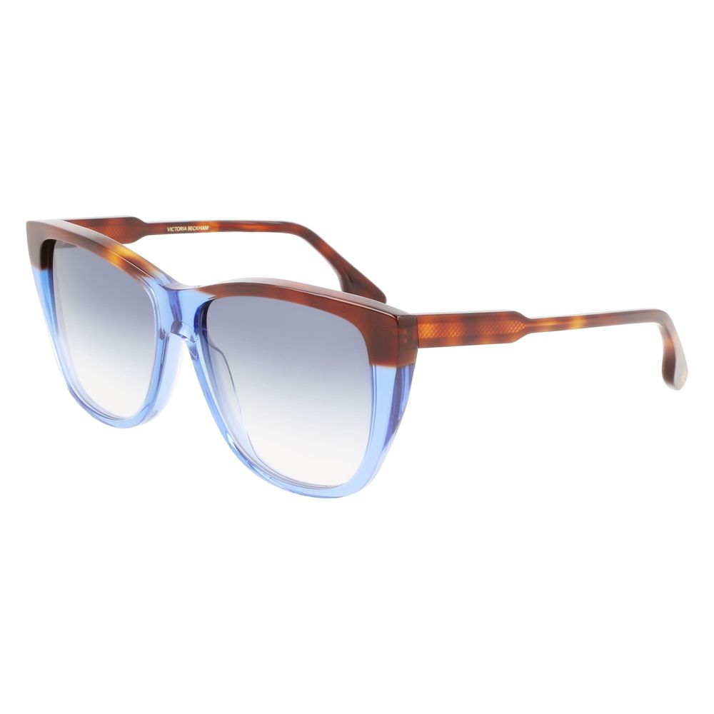 Discover the Victoria Beckham Blue Acetate Sunglasses, a timeless blend of exquisite craftsmanship and striking elegance, perfect for the discerning individual.