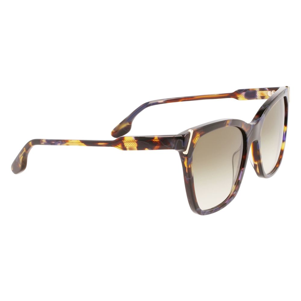 Discover the Victoria Beckham Blue Acetate Sunglasses, where exquisite craftsmanship meets timeless luxury, elevating your style with effortless sophistication.