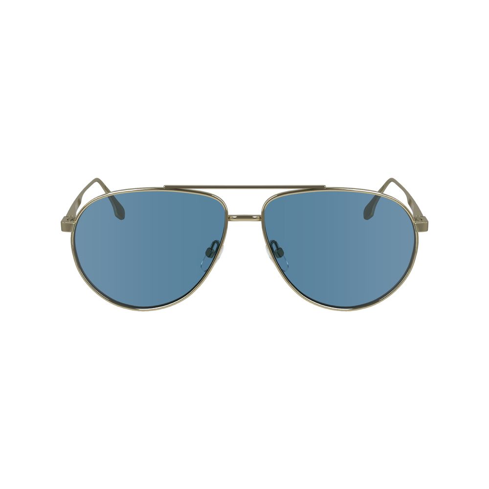 Elevate your style with Victoria Beckham Gold Metal Sunglasses, a luxurious statement piece that embodies exquisite craftsmanship and modern elegance for every occasion.