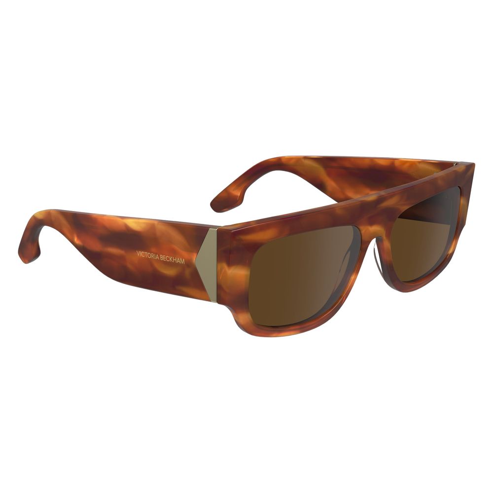 Discover the Victoria Beckham Brown Acetate Sunglasses, a symbol of exquisite craftsmanship and timeless elegance, perfect for those who embody luxury and sophistication.