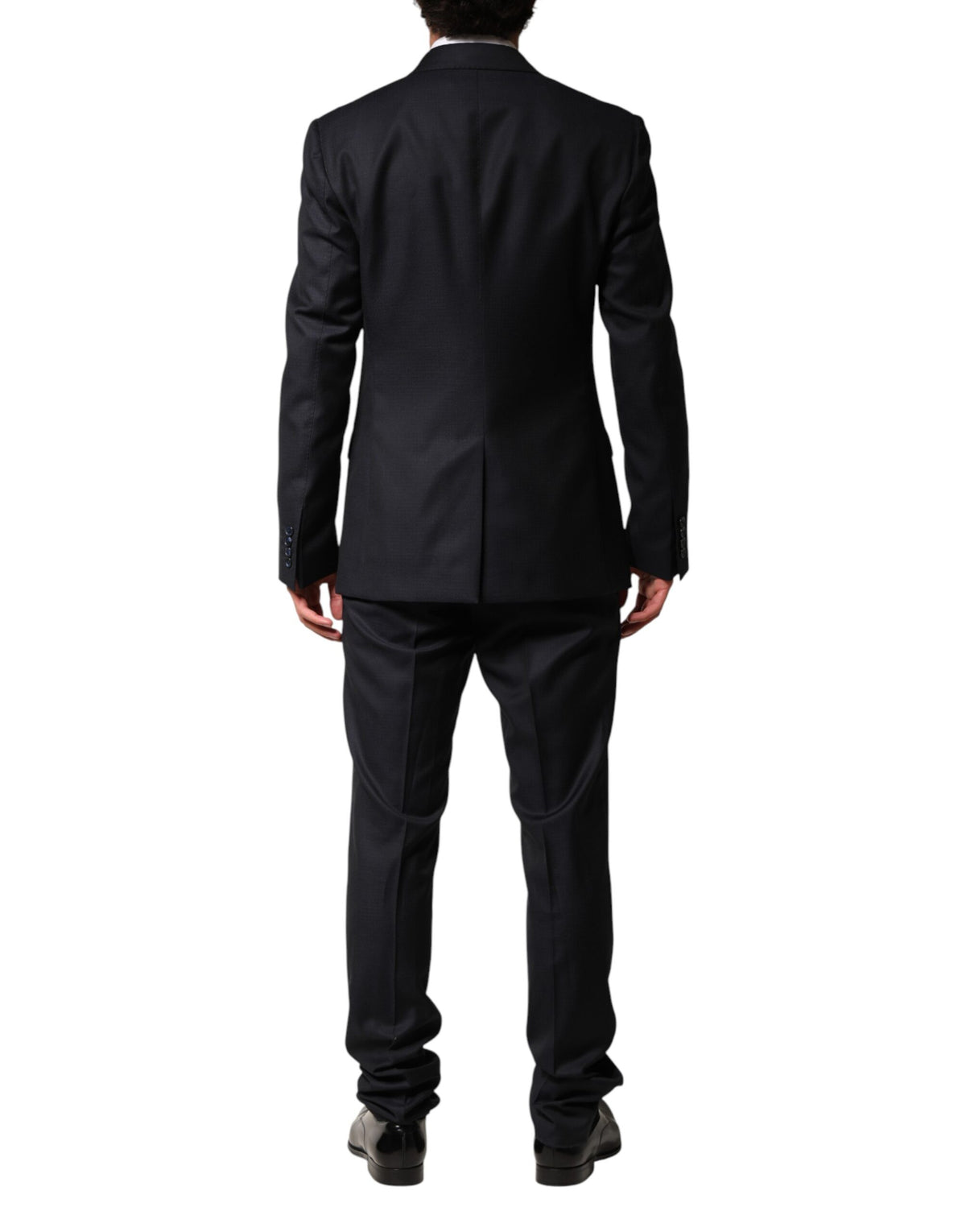 Dolce & Gabbana Black Wool Suit - Timeless Elegance Redefined