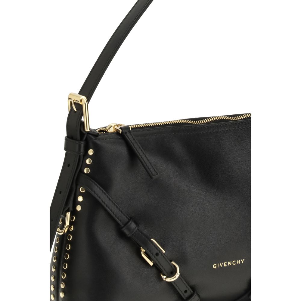 Givenchy Black Calf Leather Bos Taurus Shoulder Bag, Couture