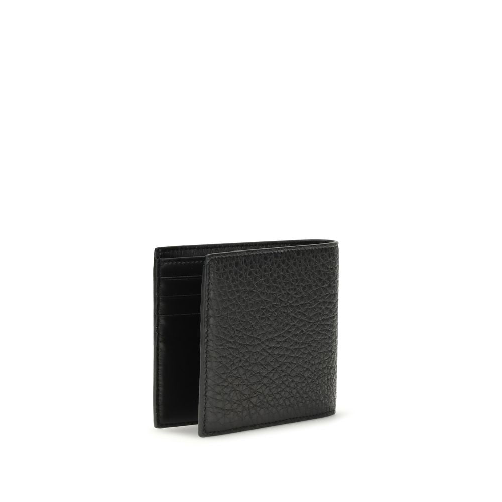 Givenchy Black Calf Leather Bos Taurus Wallet - Artisanal Luxury