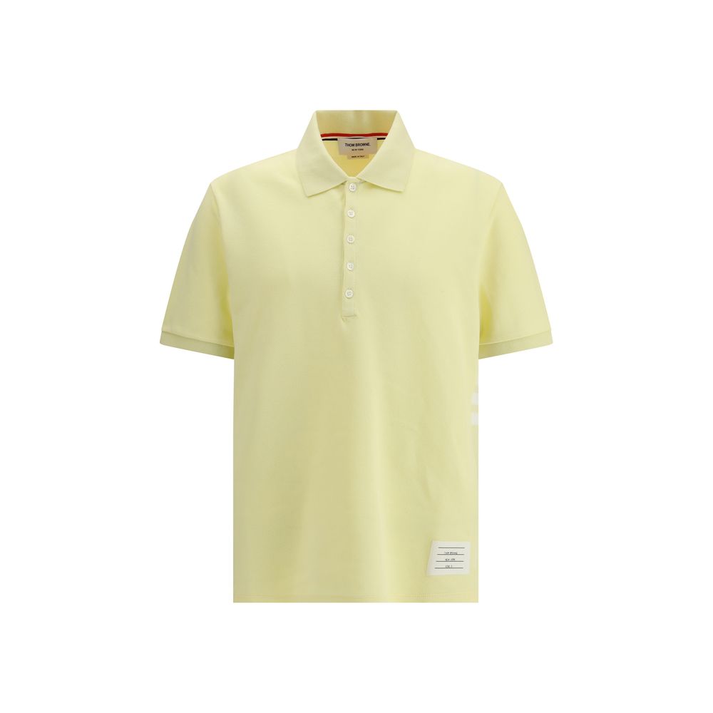 Thom Browne Bicolor Cotton Polo Shirt - Timeless Luxury Attire