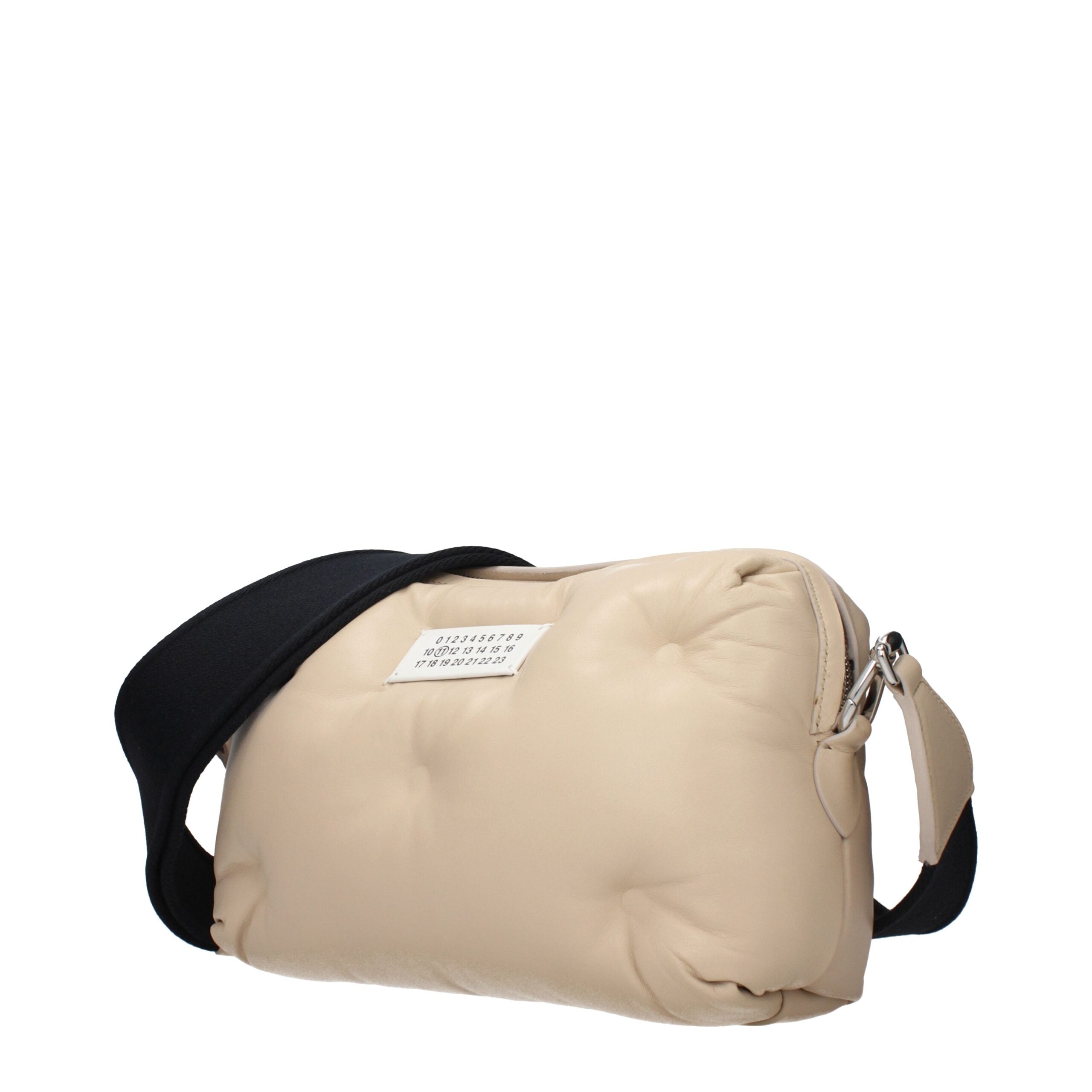 Indulge in the Maison Margiela Beige Leather Clutch Bag, a masterpiece of exquisite craftsmanship and timeless elegance, perfect for elevating any sophisticated occasion.
