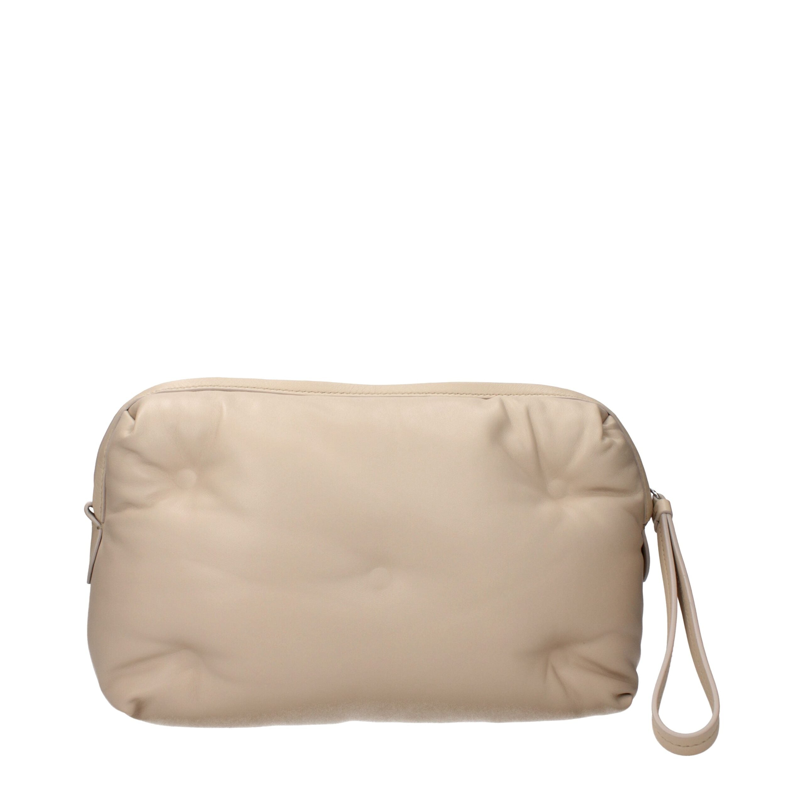 Indulge in the Maison Margiela Beige Leather Clutch Bag, a masterpiece of exquisite craftsmanship and timeless elegance, perfect for elevating any luxurious occasion.