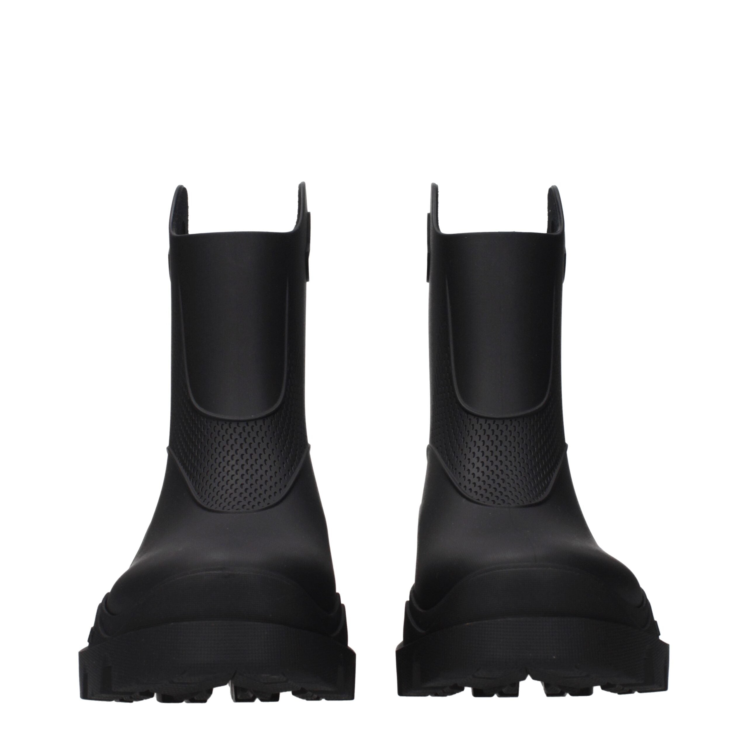 Experience the exquisite artistry of Moncler Black Cotton Ankle Boots, where luxurious craftsmanship meets timeless elegance, perfect for the discerning individual.