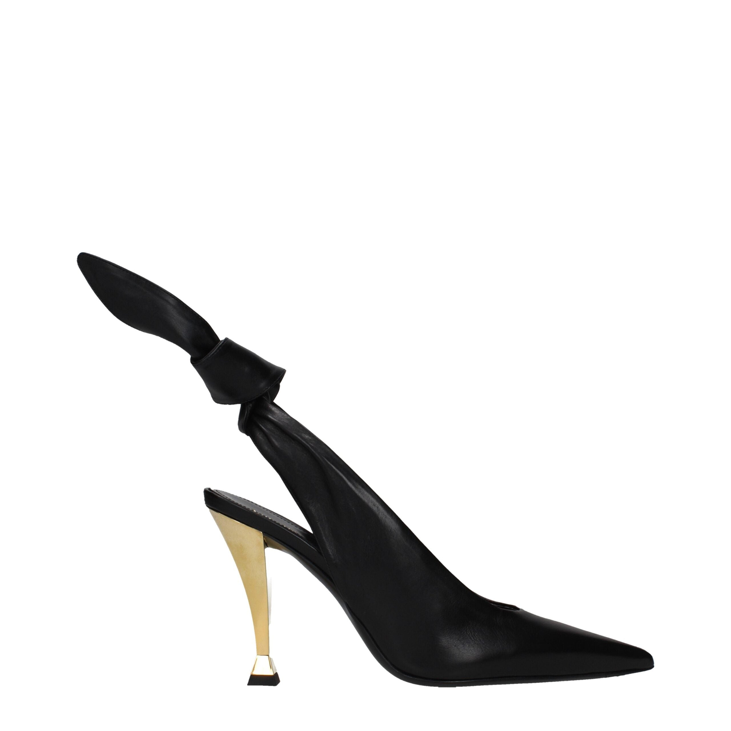 Givenchy Black Leather Pumps – Artisanal Luxury Footwear