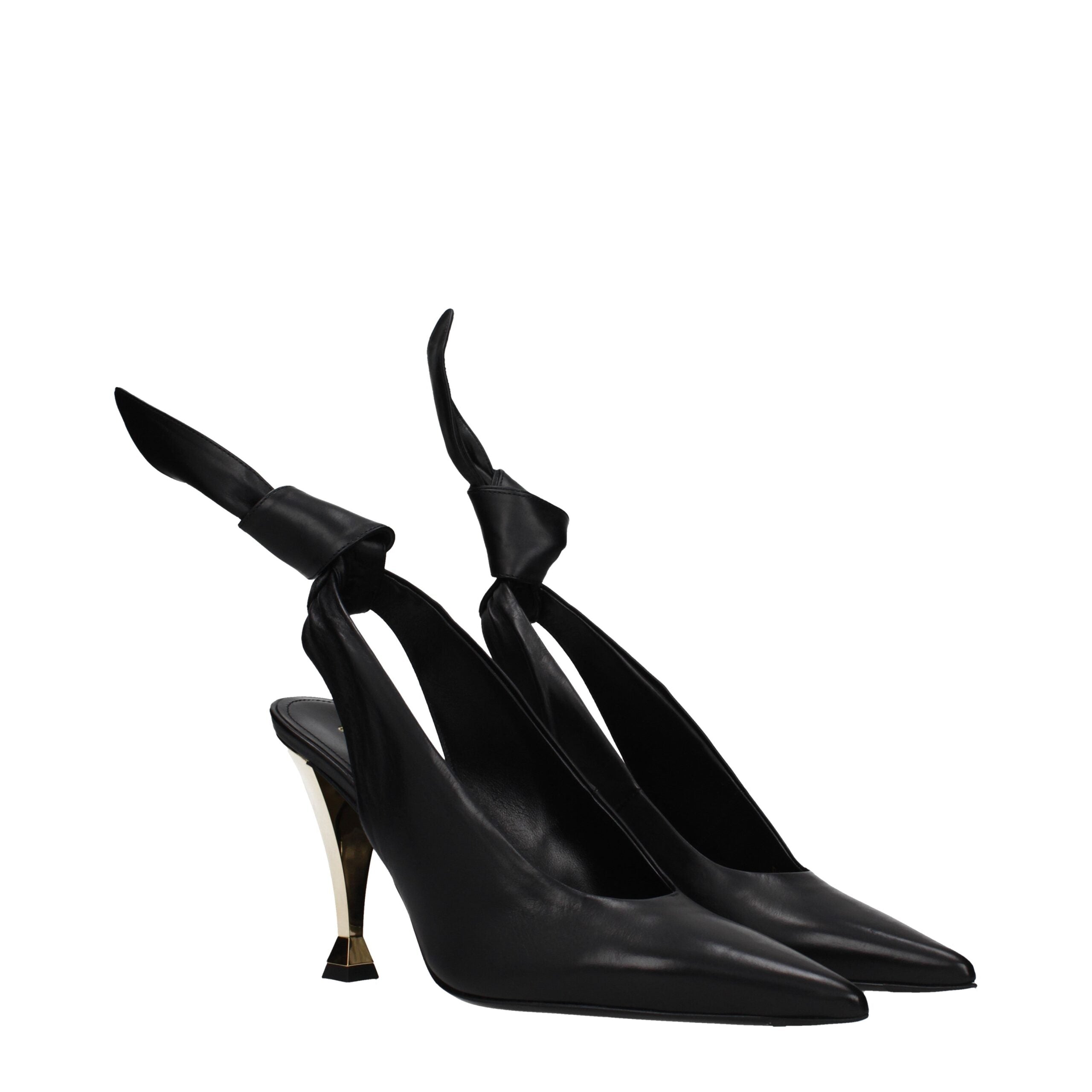 Givenchy Black Leather Pumps – Artisanal Luxury Footwear