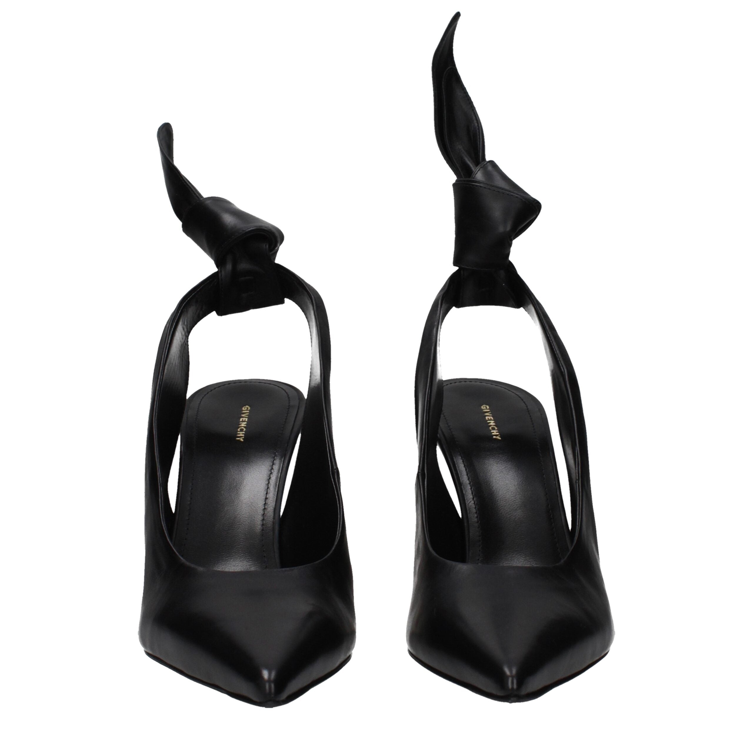 Givenchy Black Leather Pumps – Artisanal Luxury Footwear