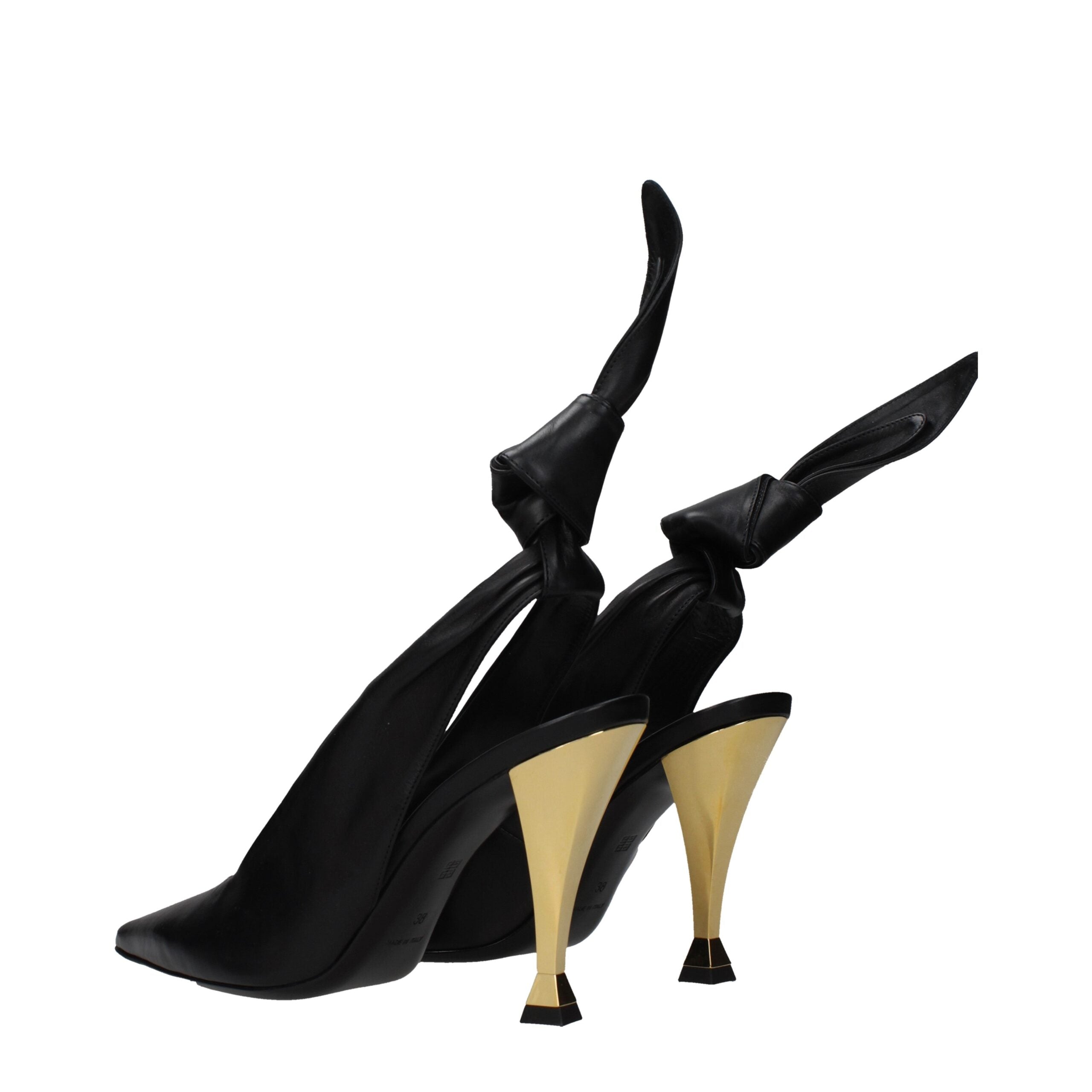 Givenchy Black Leather Pumps – Artisanal Luxury Footwear