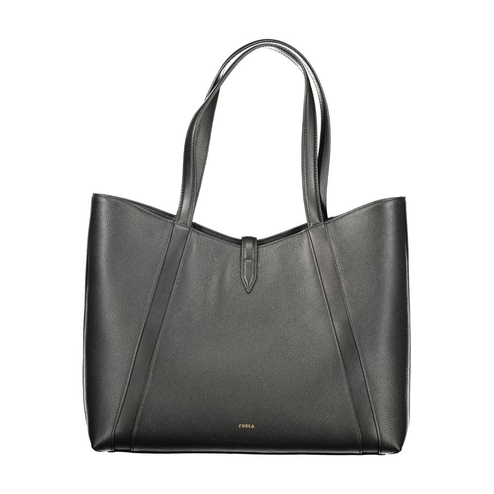 Experience the allure of the Furla Nero Pelle Women Handbag, crafted from luxurious Pelle leather, a timeless statement of Italian elegance and sophistication.