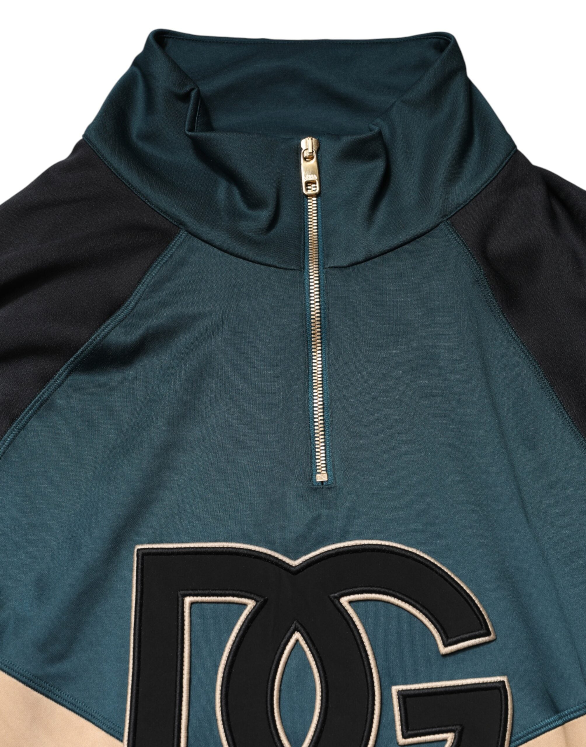 Dolce & Gabbana DG Mock Neck Sweatshirt Sweater Multicolor