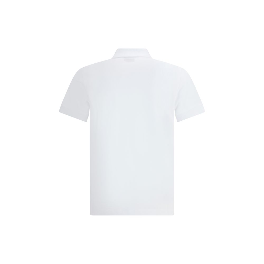 Fendi White Cotton Polo Shirt - Timeless Luxury for All