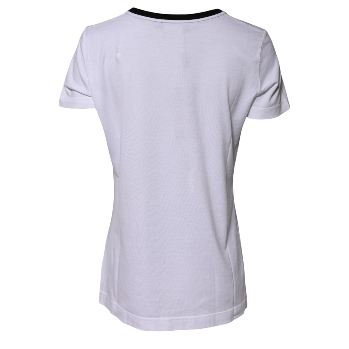 Dolce & Gabbana White Eleganza Cotton Tee – Timeless Luxury
