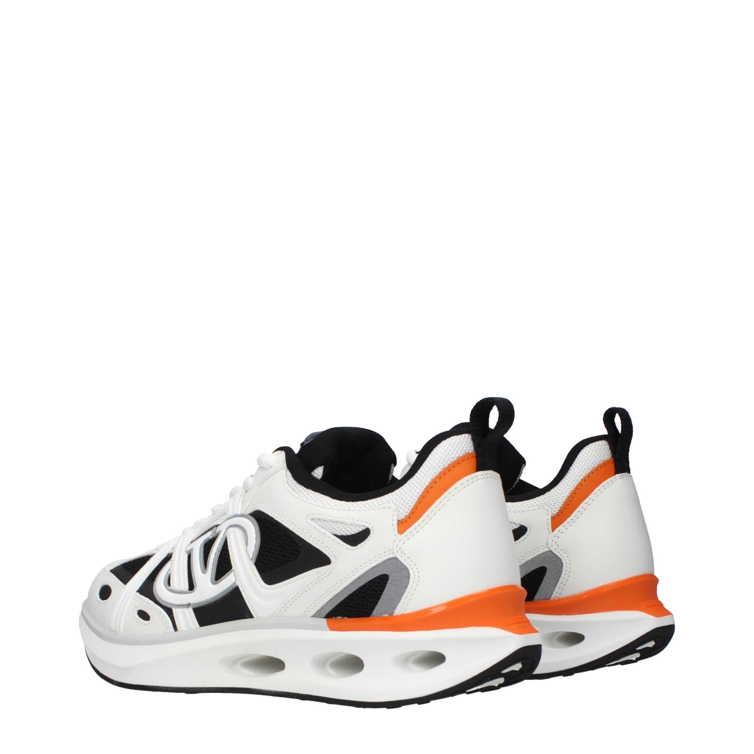 Valentino Garavani White Fabric Athletic Sneakers - Luxury Redefined