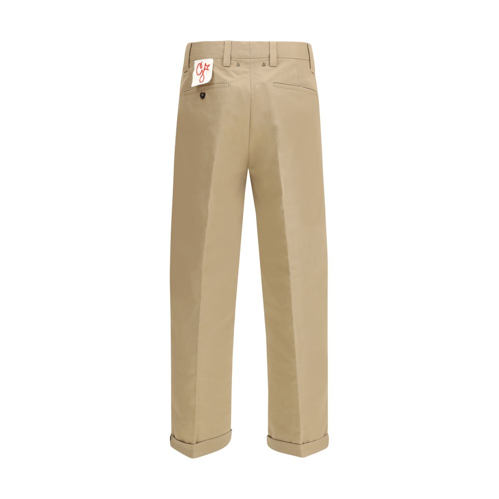 Golden Goose Bicolor Cotton Chino Pants - Effortless Luxury Style