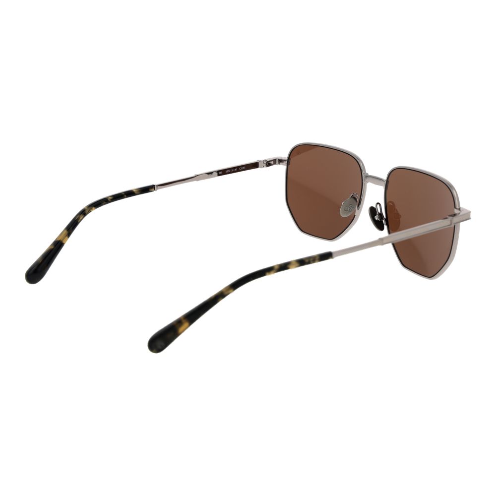 Elevate your style with Scotch & Soda Silver Metal Sunglasses, where exquisite craftsmanship meets timeless elegance, perfect for the discerning individual.