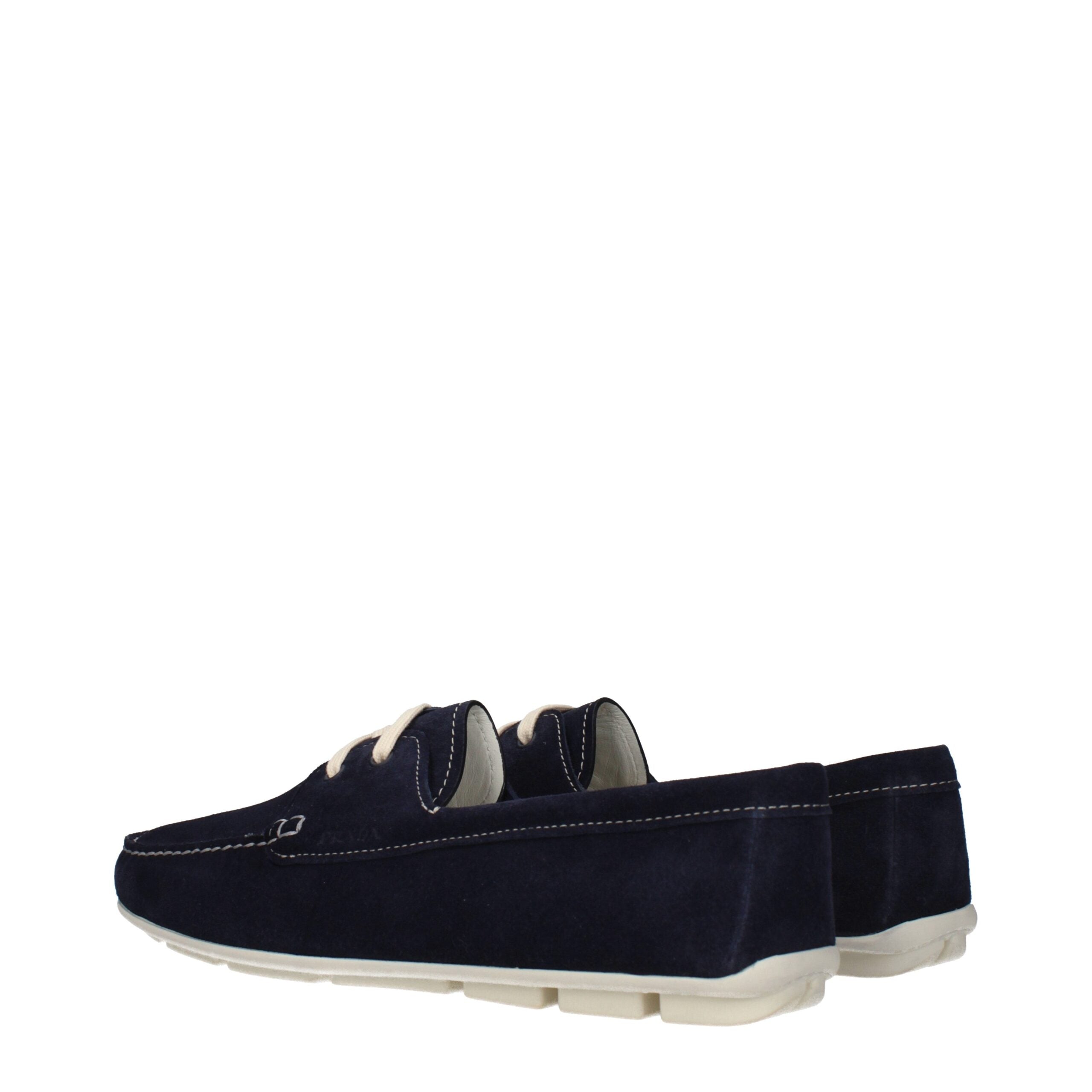 Elevate your style with Prada Blue Leather Slip-On Loafers, where exquisite craftsmanship meets luxurious design, embodying sophistication for the discerning individual.