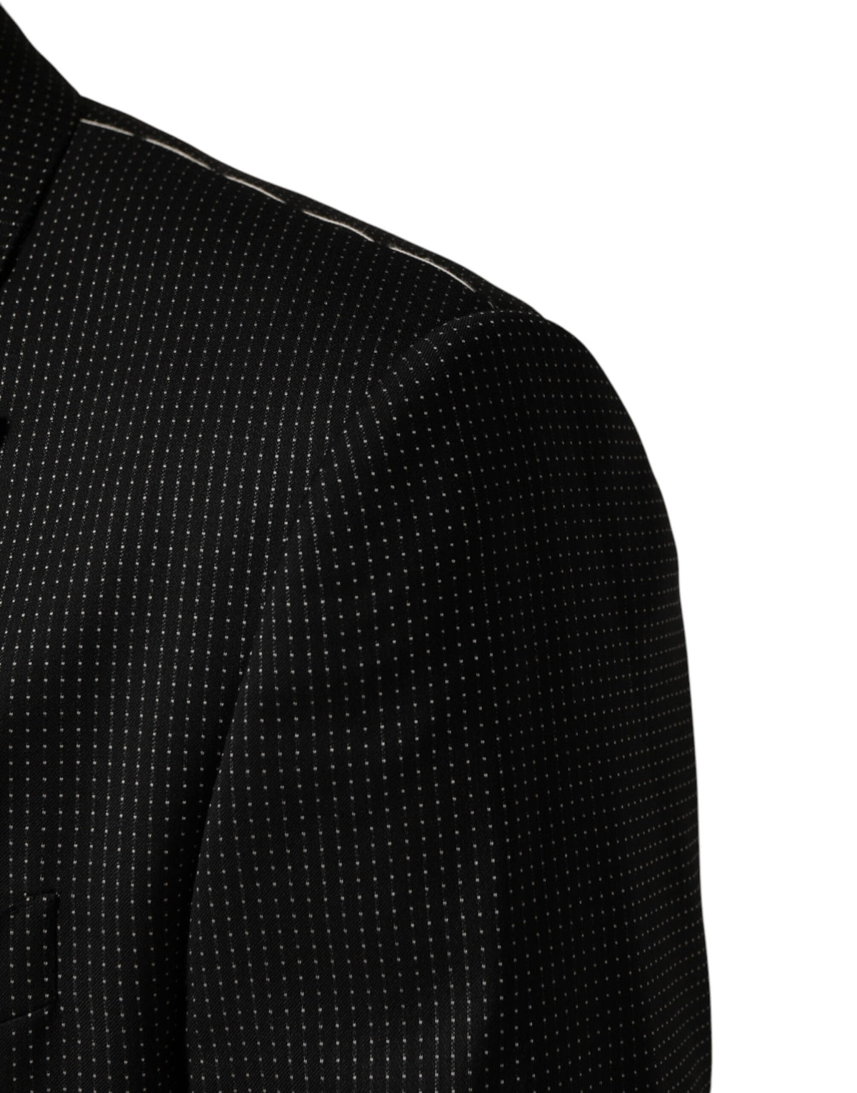 Experience the pinnacle of elegance with the Dolce & Gabbana Black Fantasy Single Breasted Jacket Blazer, crafted from luxurious materials for a timeless allure.