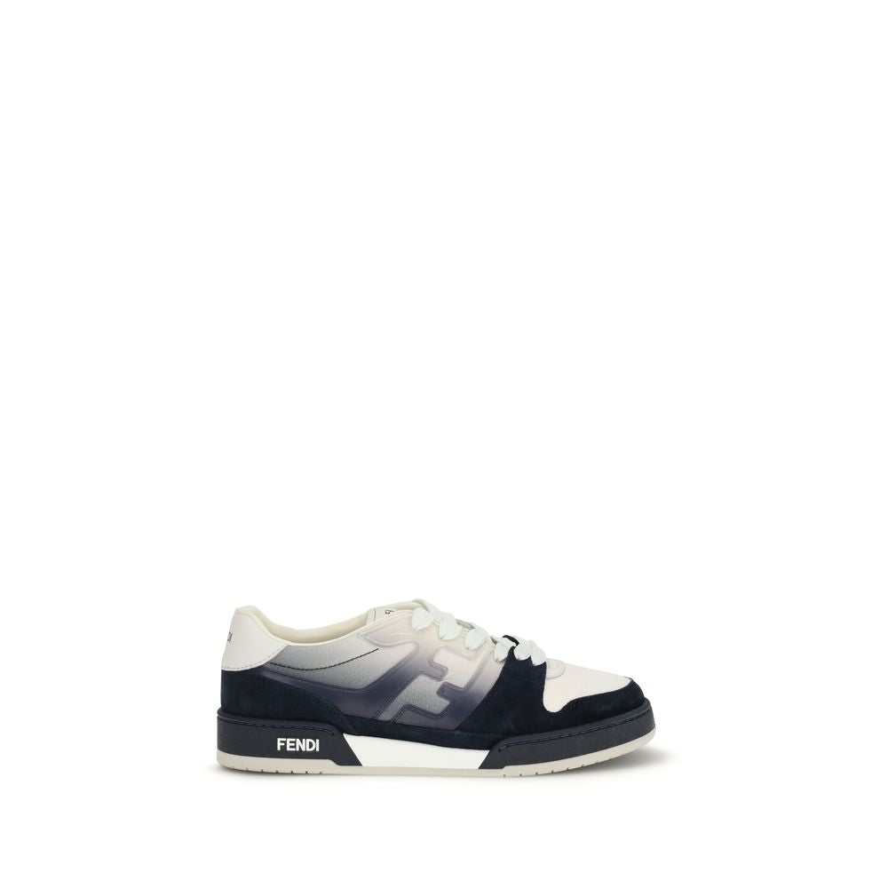Fendi Multicolor Calf Leather Bos Taurus Low Top Sneakers