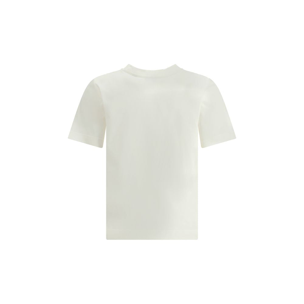 Burberry White Cotton T-Shirt - Timeless Designer Elegance