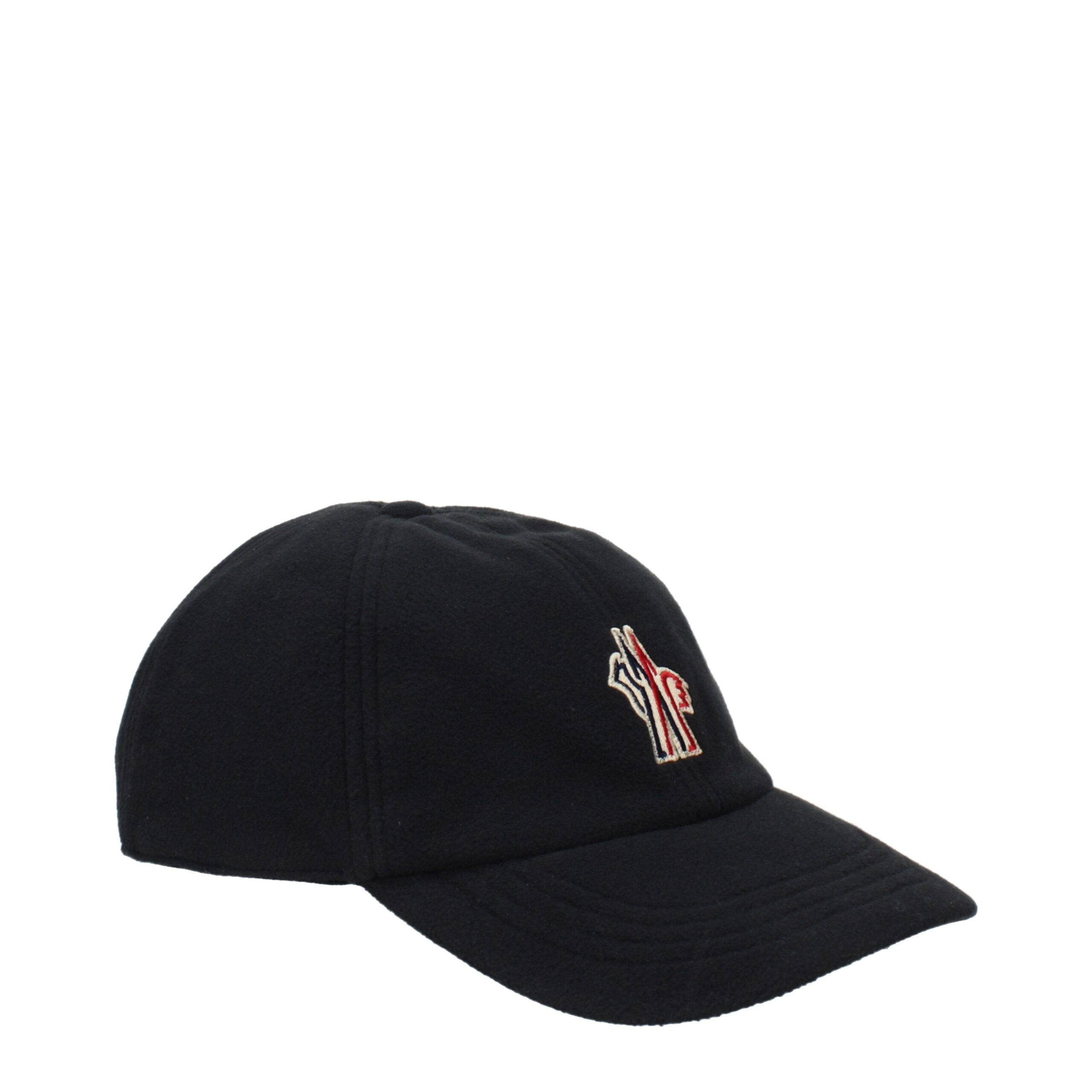 Moncler Black Polyester Cap – Timeless Luxury Accessory